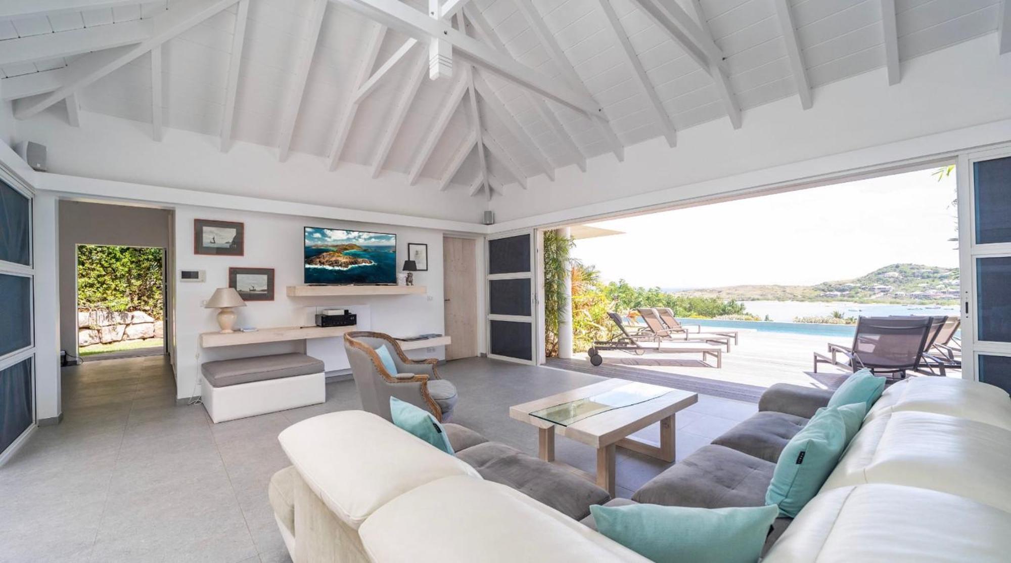 Charming Villa With Outstanding View Marigot Bagian luar foto