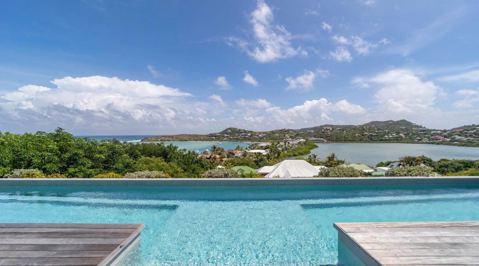 Charming Villa With Outstanding View Marigot Bagian luar foto