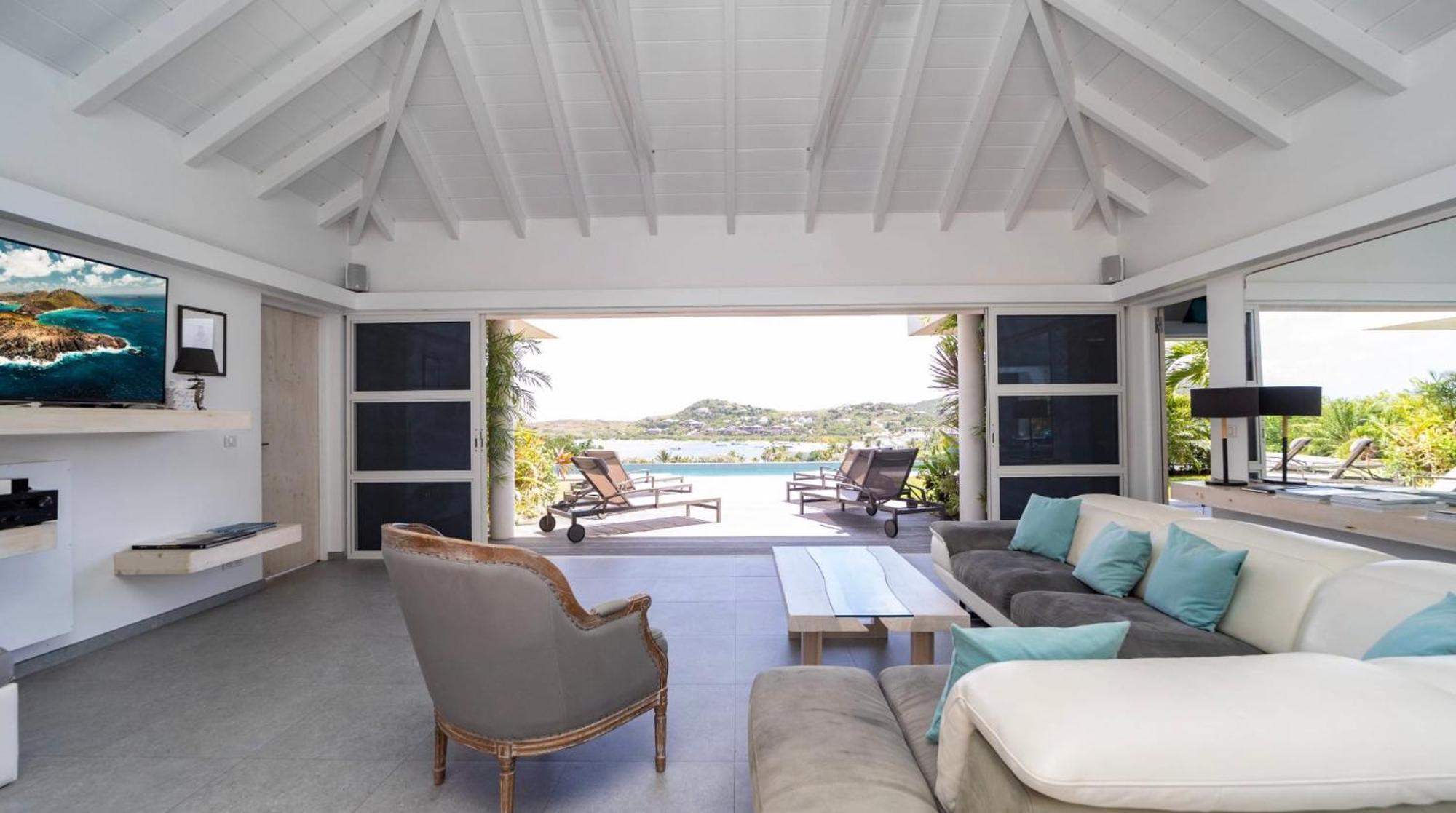 Charming Villa With Outstanding View Marigot Bagian luar foto
