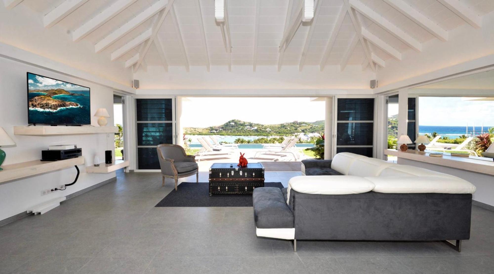 Charming Villa With Outstanding View Marigot Bagian luar foto