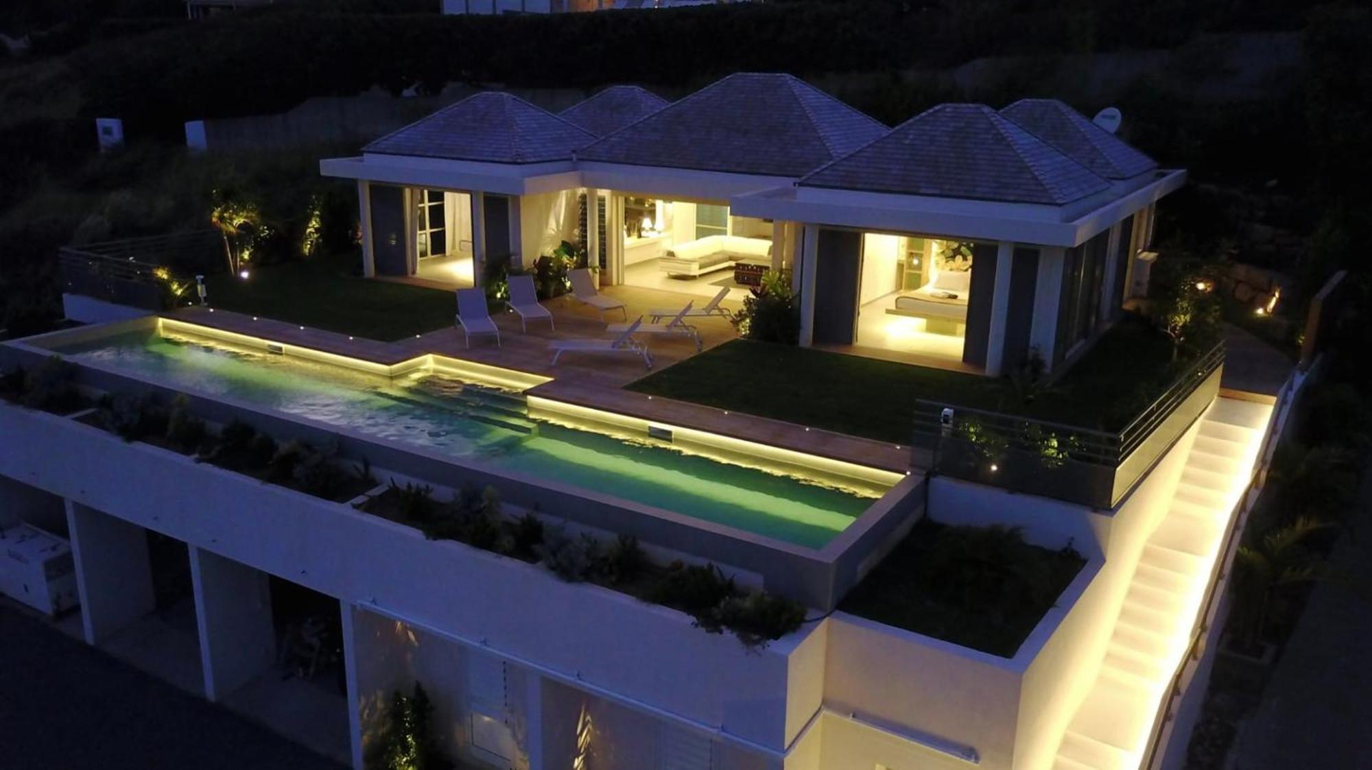 Charming Villa With Outstanding View Marigot Bagian luar foto