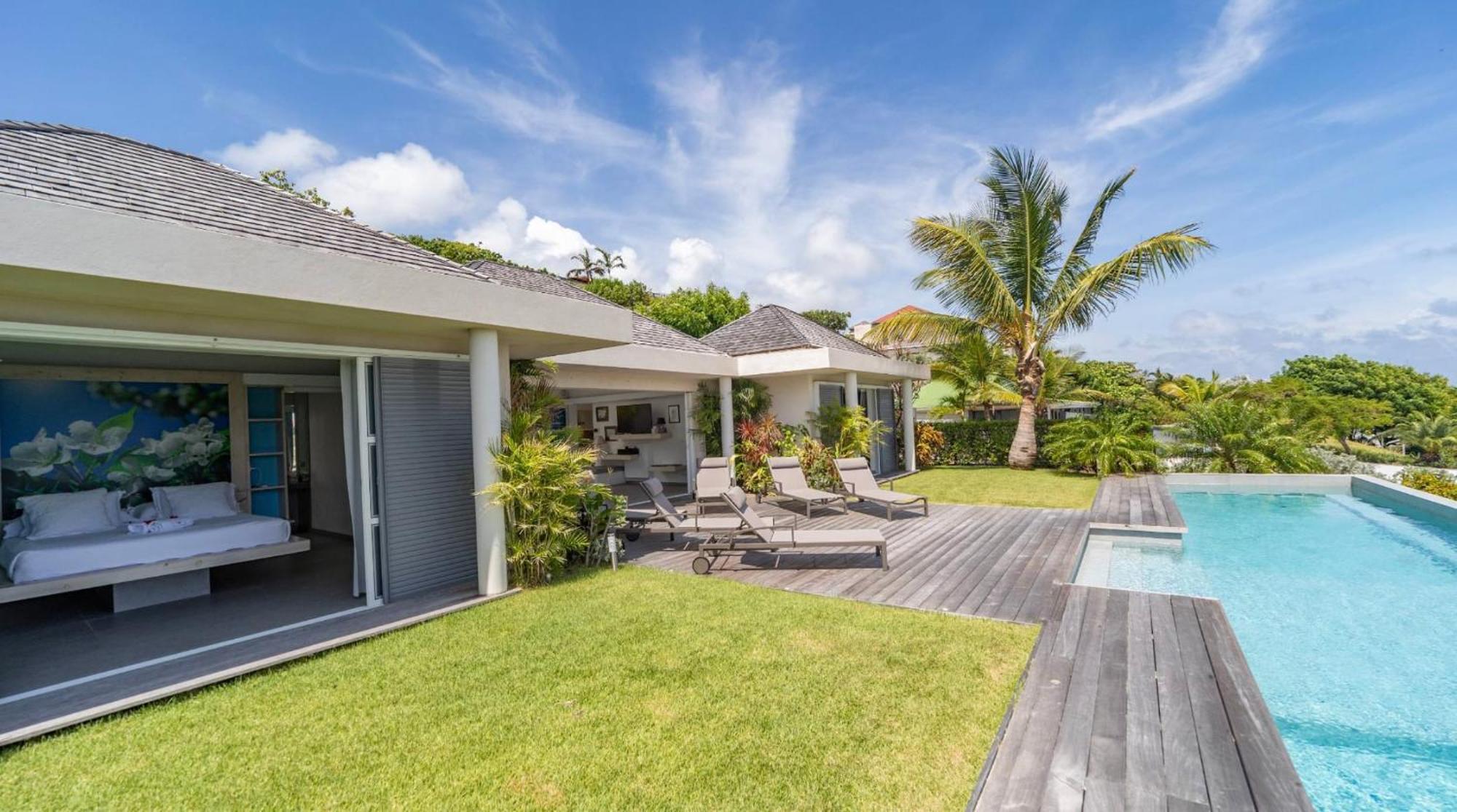 Charming Villa With Outstanding View Marigot Bagian luar foto