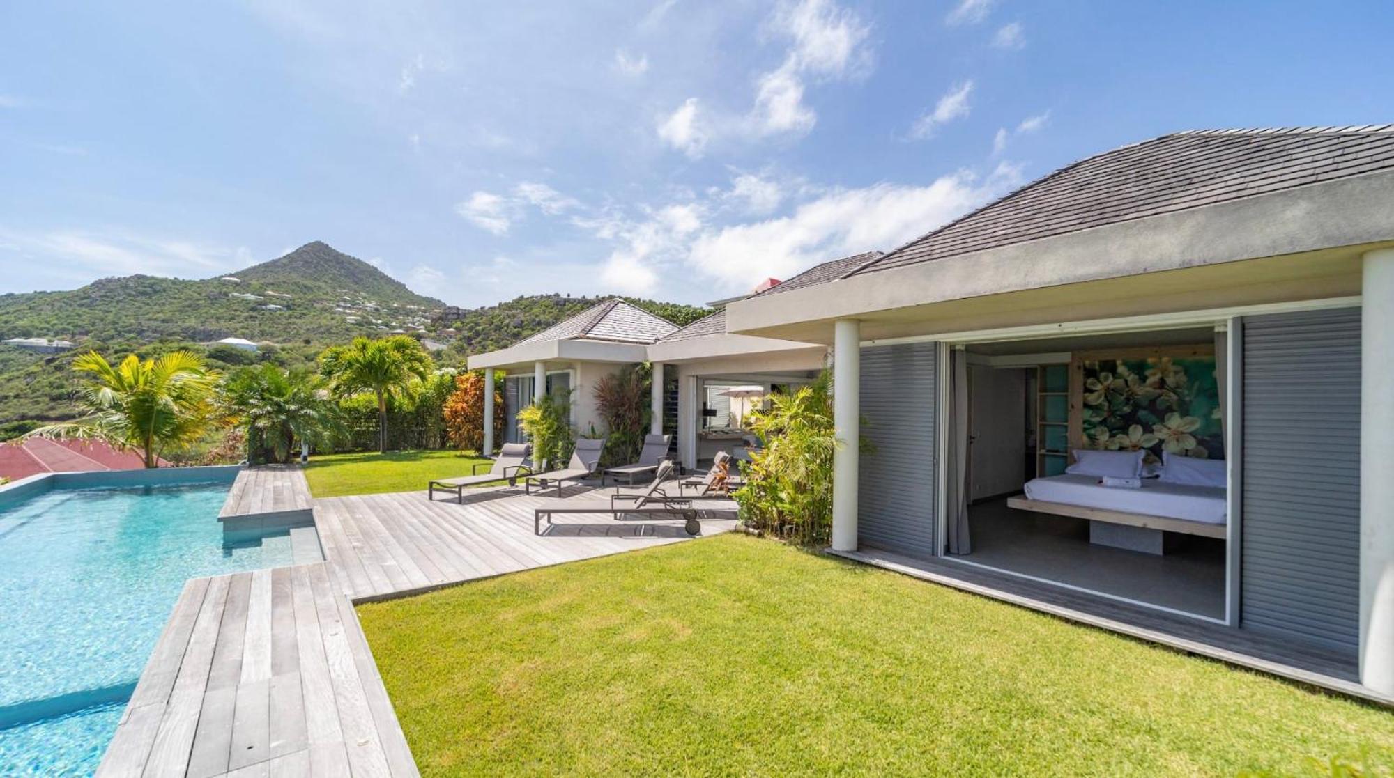 Charming Villa With Outstanding View Marigot Bagian luar foto