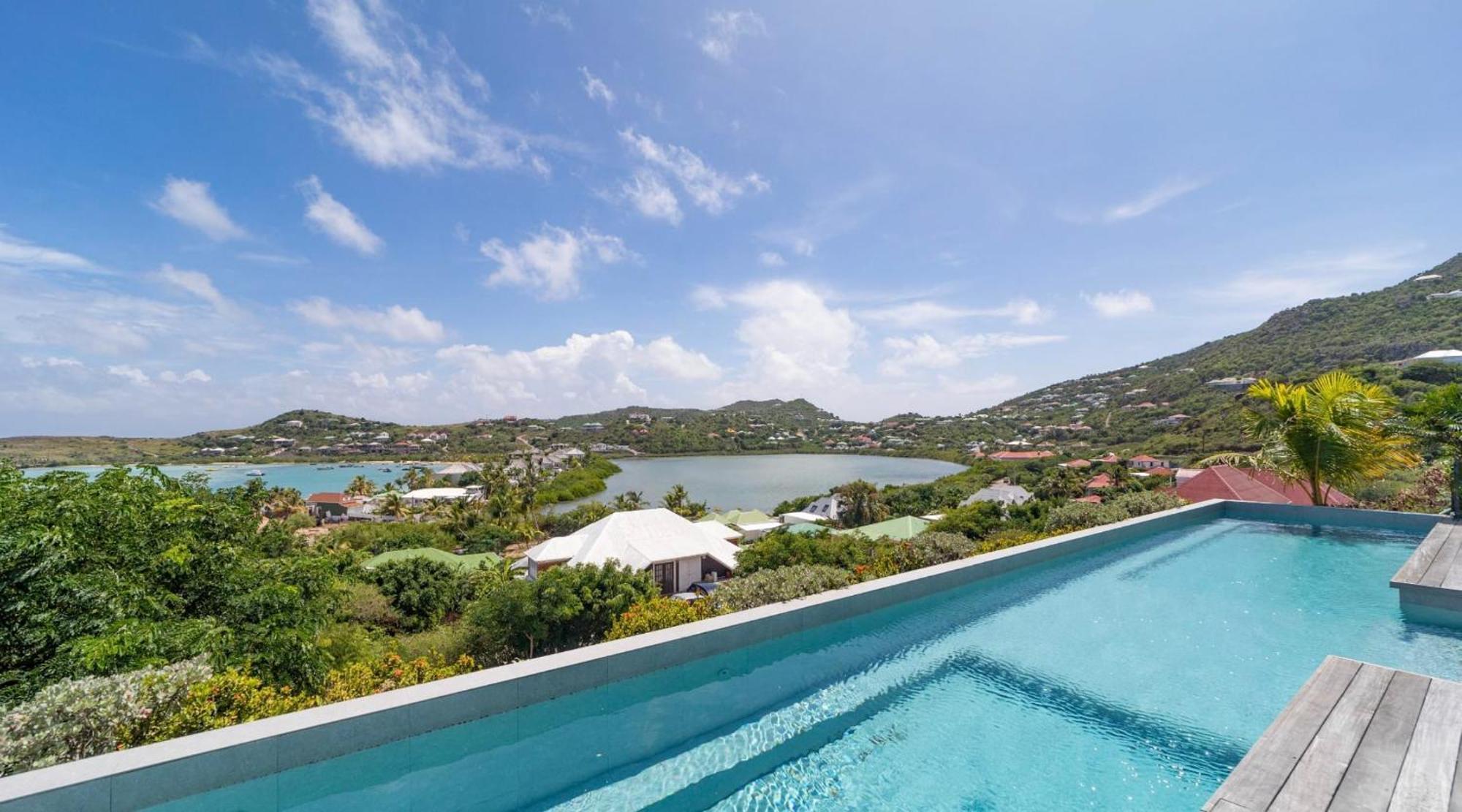 Charming Villa With Outstanding View Marigot Bagian luar foto