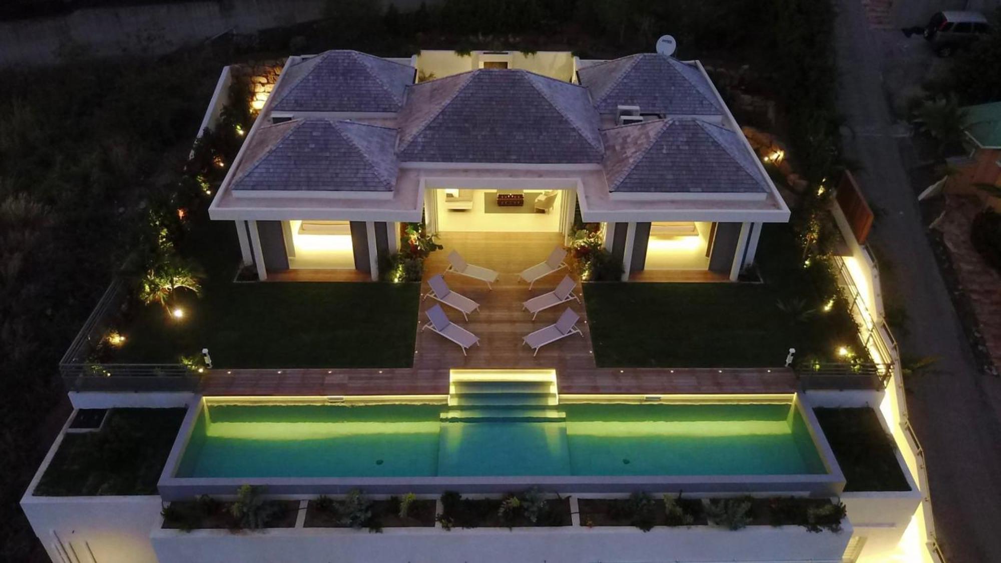Charming Villa With Outstanding View Marigot Bagian luar foto