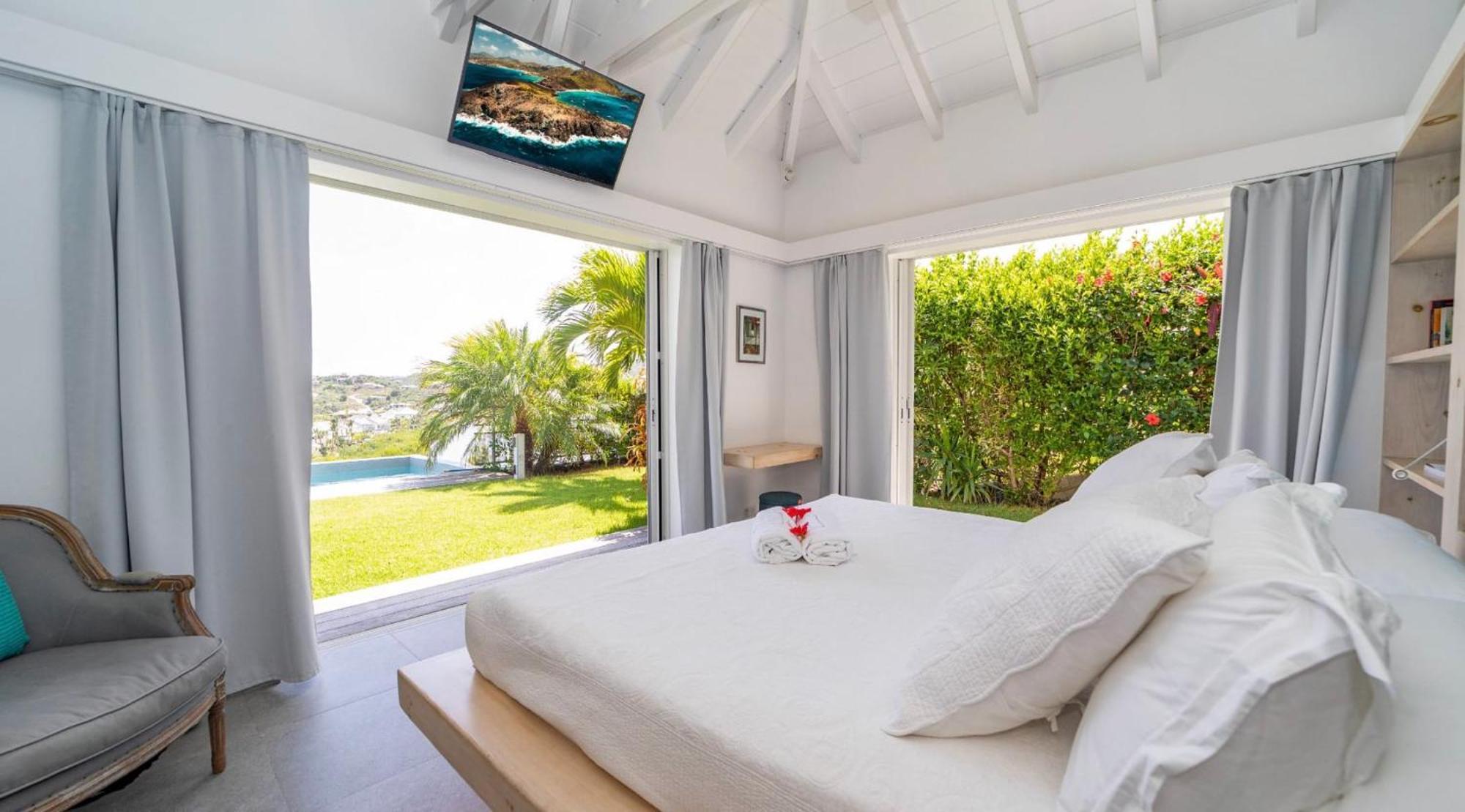 Charming Villa With Outstanding View Marigot Bagian luar foto