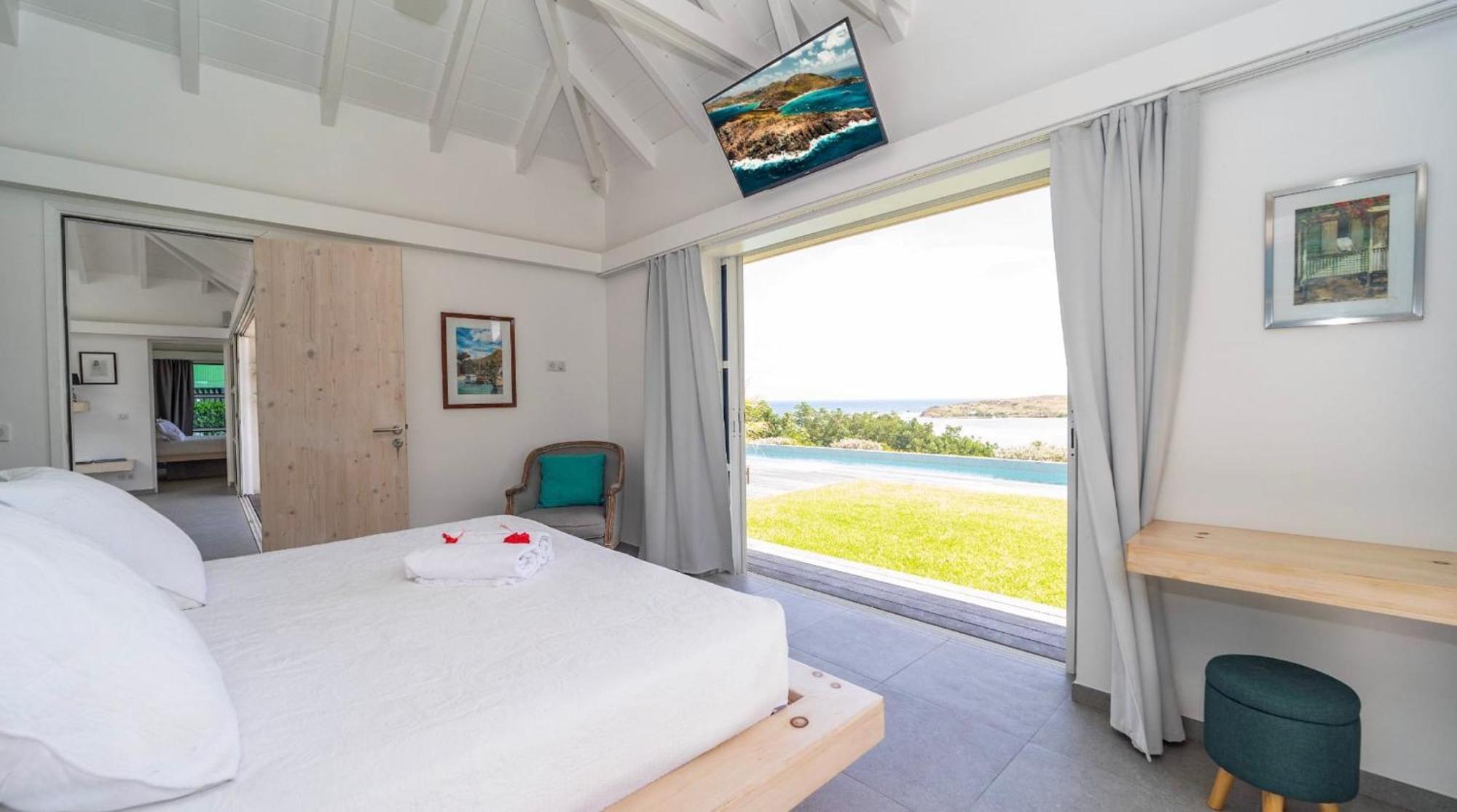 Charming Villa With Outstanding View Marigot Bagian luar foto