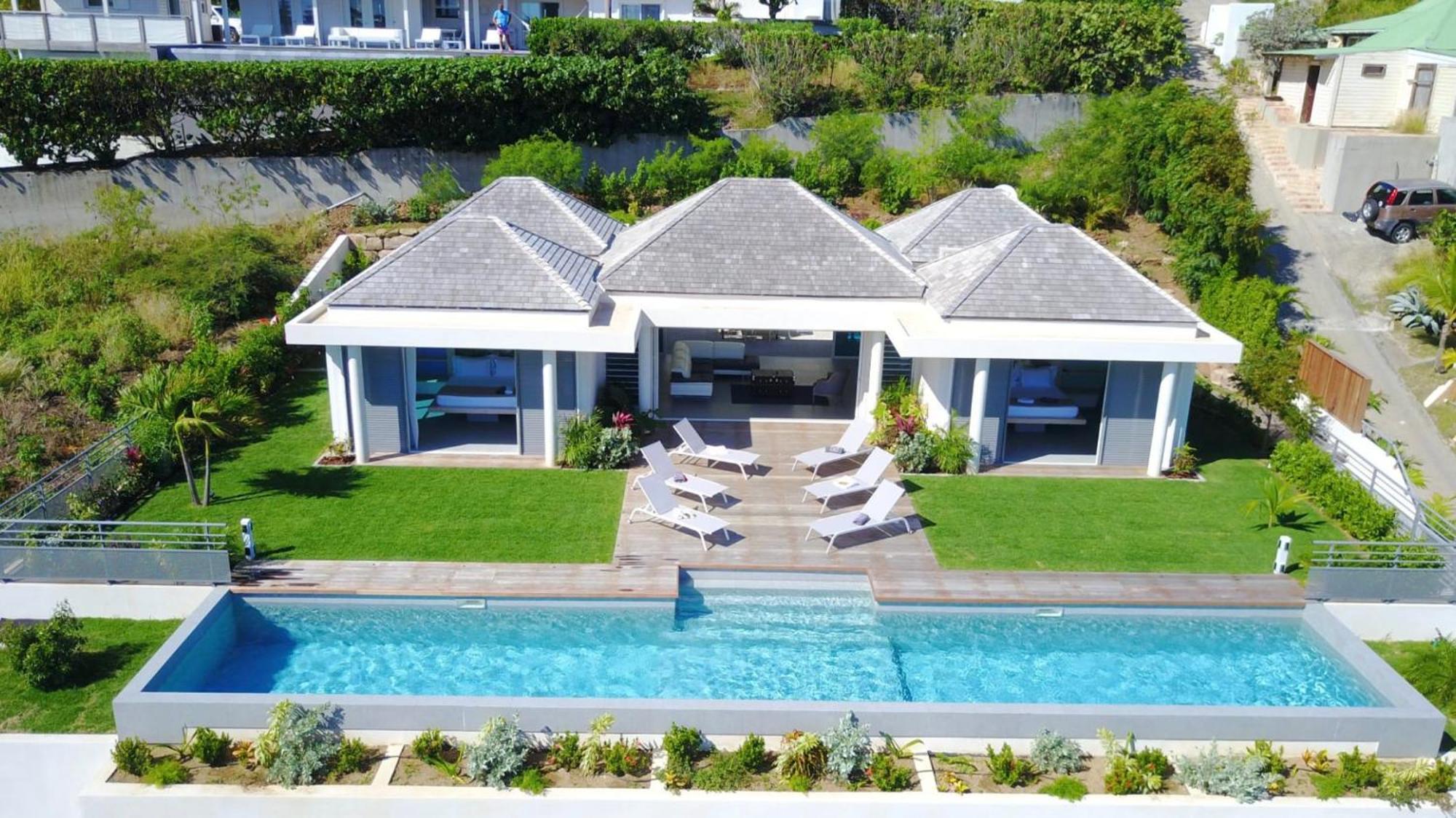 Charming Villa With Outstanding View Marigot Bagian luar foto