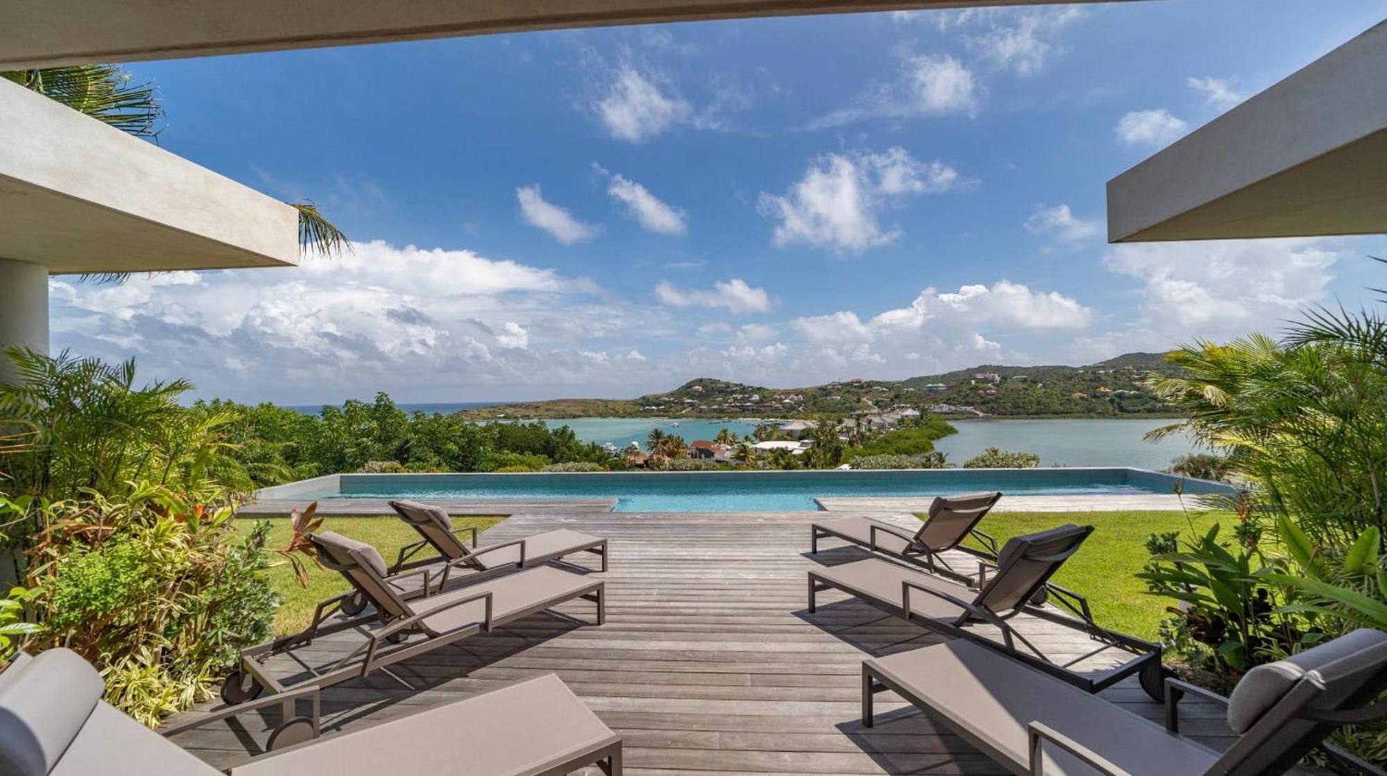 Charming Villa With Outstanding View Marigot Bagian luar foto