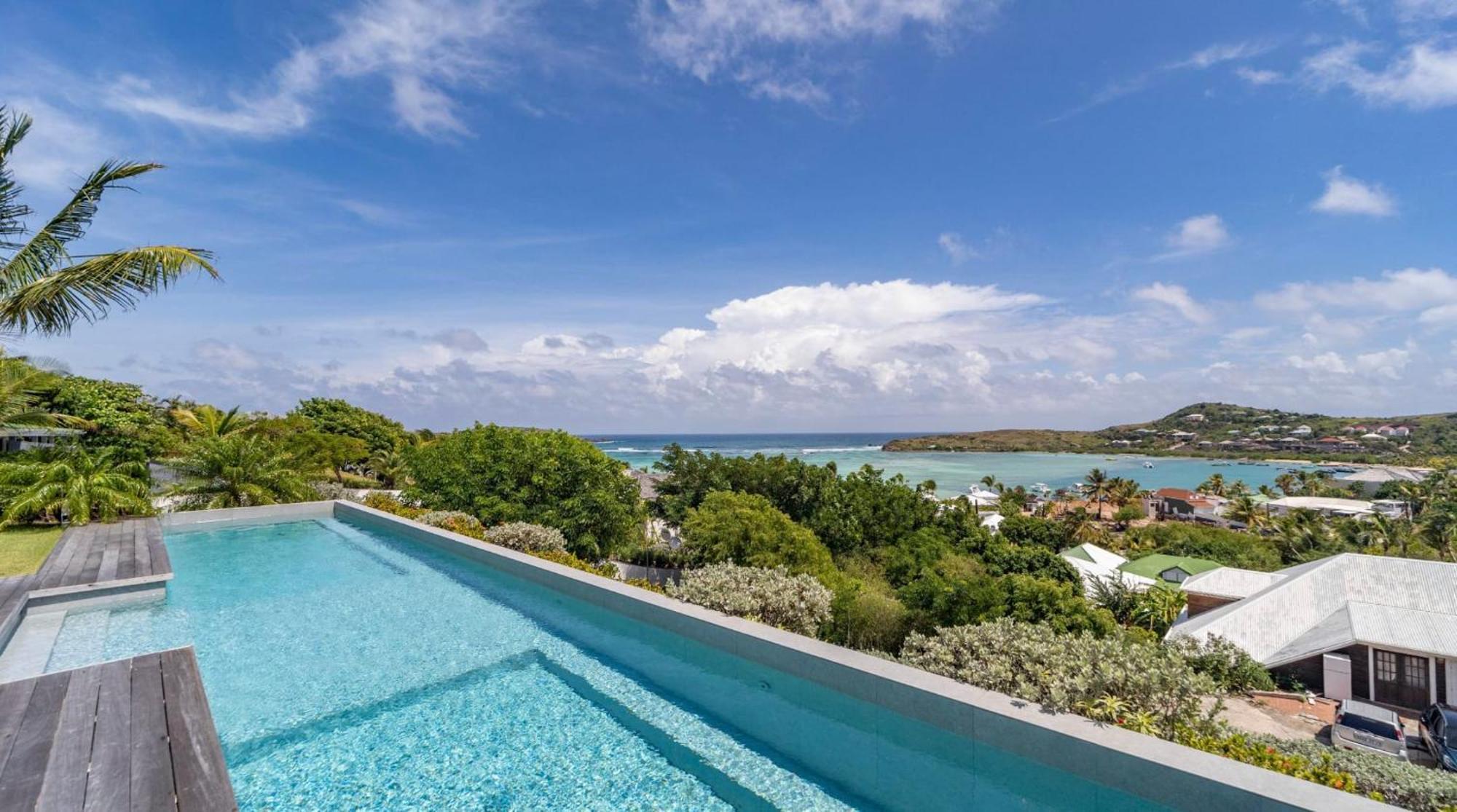 Charming Villa With Outstanding View Marigot Bagian luar foto