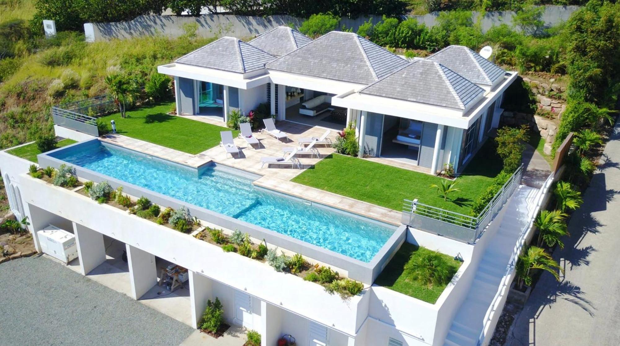 Charming Villa With Outstanding View Marigot Bagian luar foto
